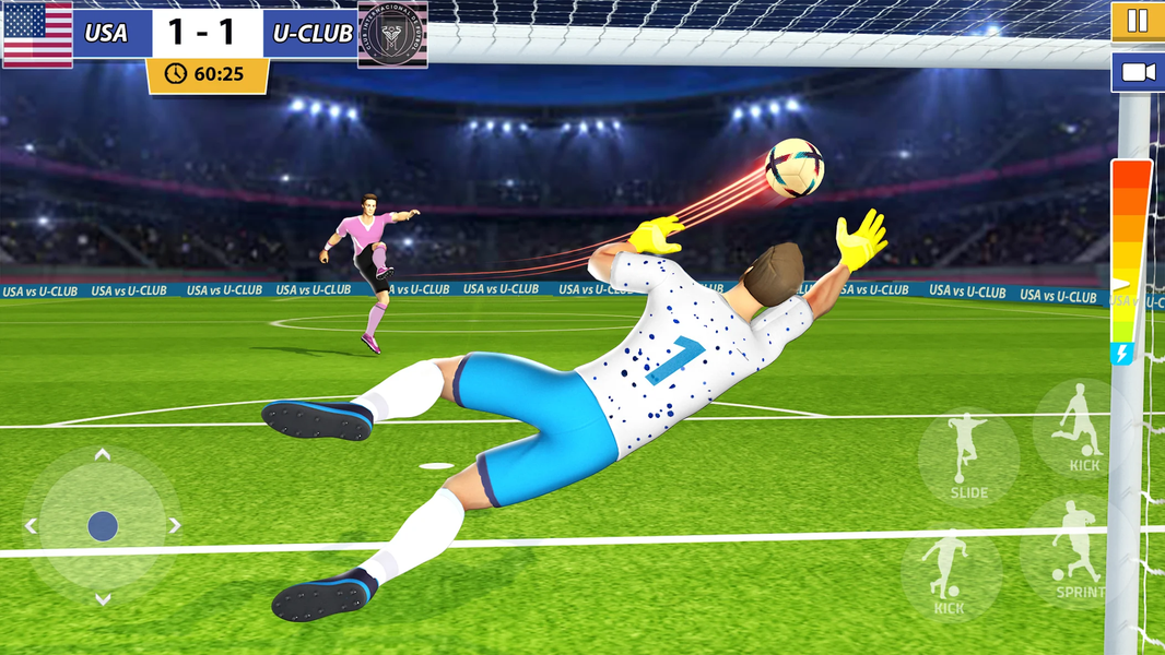 Soccer Allstars: Football Kick - Gameplay image of android game