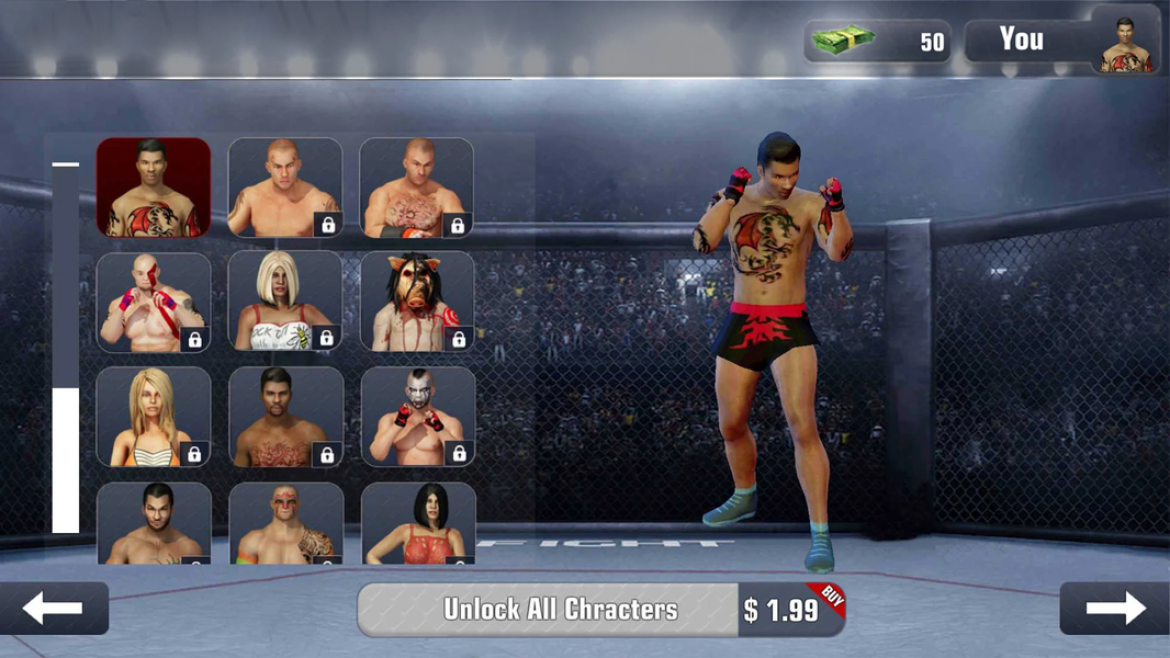 Martial Arts Kick Boxing Game - عکس بازی موبایلی اندروید