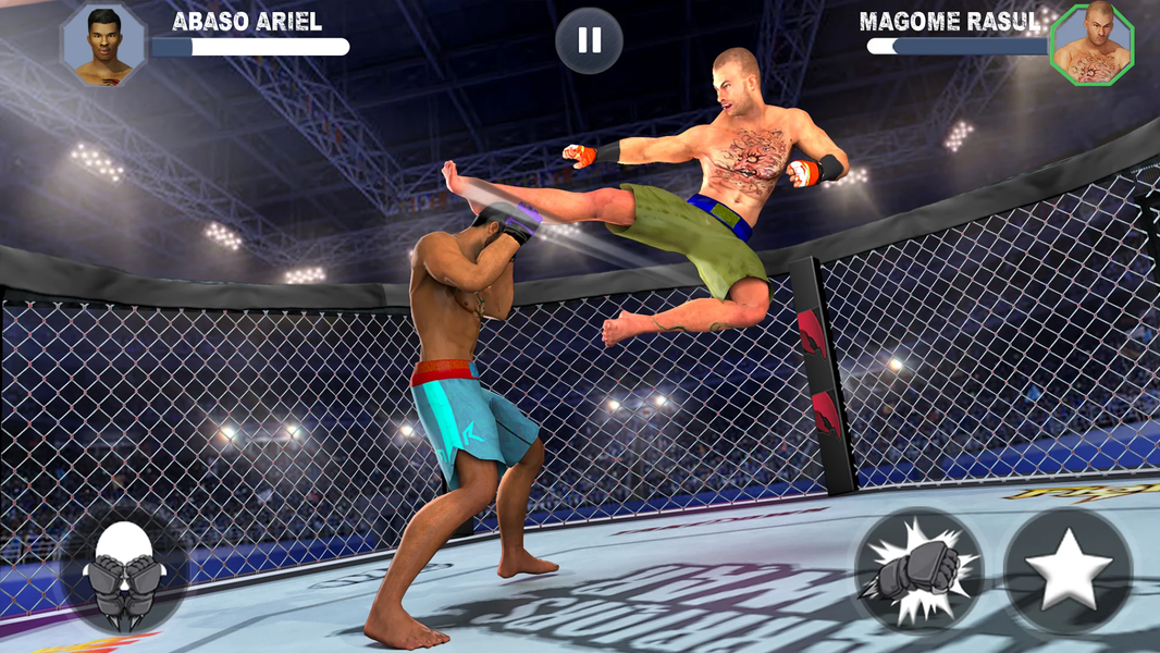 Martial Arts Kick Boxing Game - Gameplay image of android game