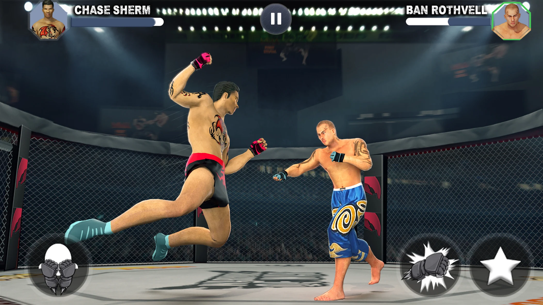 Martial Arts Kick Boxing Game - Gameplay image of android game