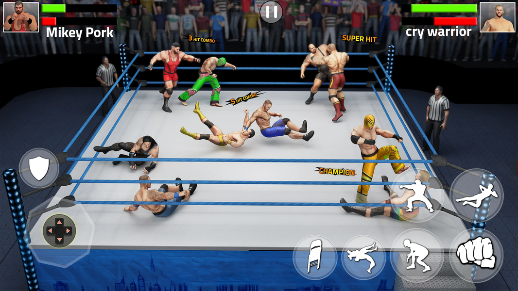 Tag Team Wrestling Game - Gameplay image of android game