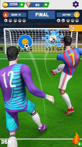 Soccer Kicks Strike Game - Gameplay image of android game