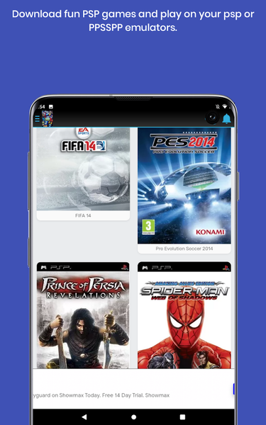 Emulator games downloader - عکس برنامه موبایلی اندروید