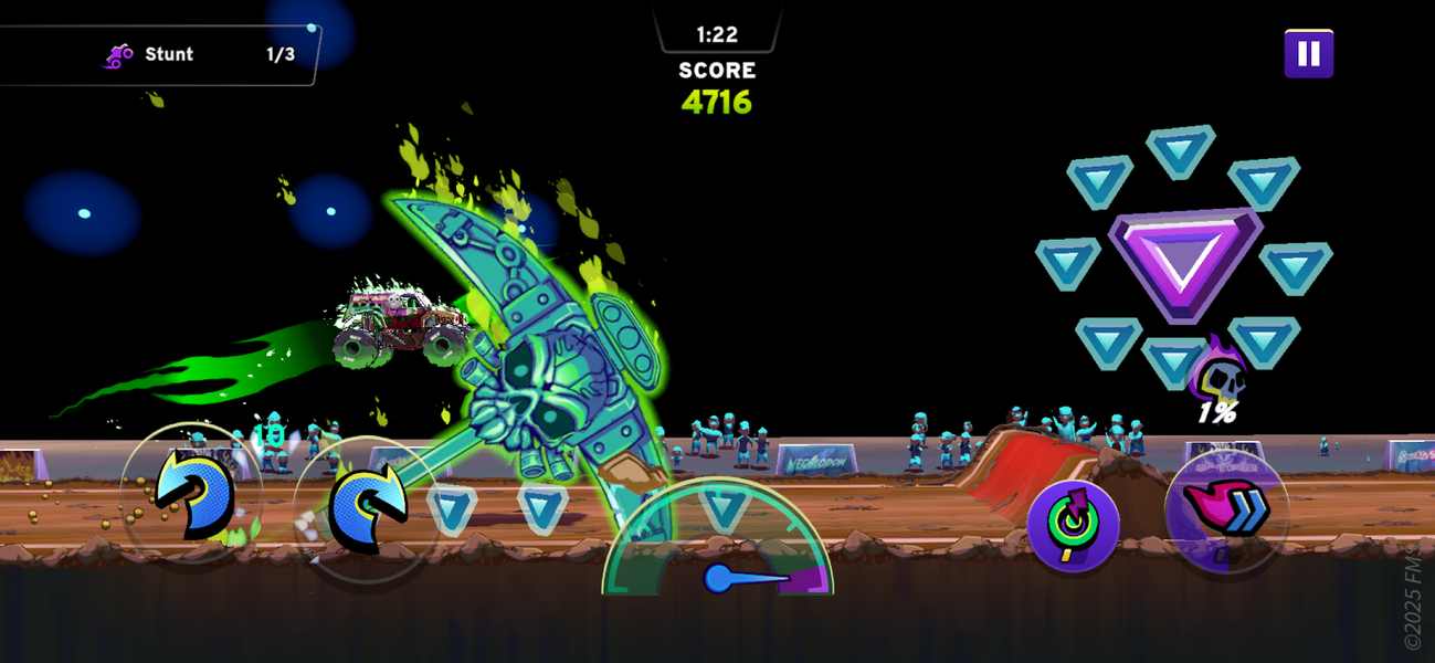 Monster Jam Extreme Mayhem - عکس بازی موبایلی اندروید