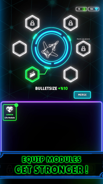 Neon Wings - Gameplay image of android game