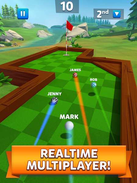 Golf Battle - عکس بازی موبایلی اندروید
