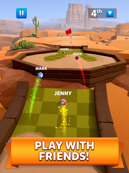Golf Battle - عکس بازی موبایلی اندروید