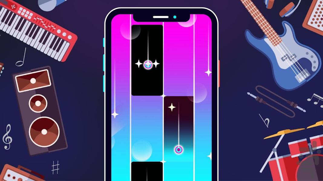 Piano Magic Tiles - Gameplay image of android game