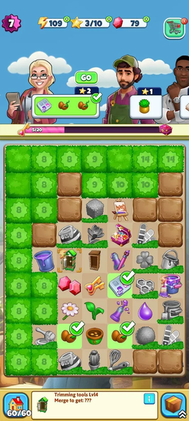 Merge Away! - Puzzle Adventure - Gameplay image of android game