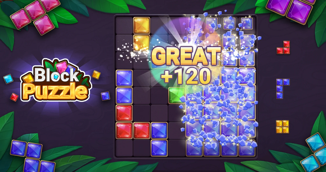 Block Puzzle: Blast Jewel Game - عکس برنامه موبایلی اندروید