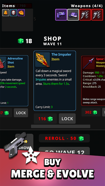 Monster Survivors - Gameplay image of android game