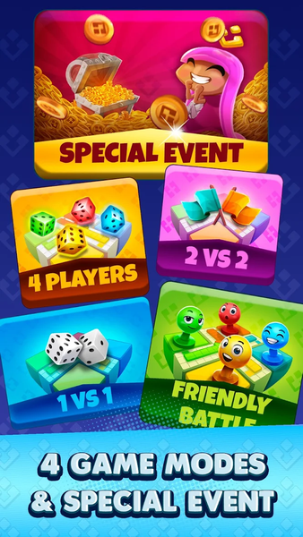 Ludo TEAMS board games online - عکس برنامه موبایلی اندروید