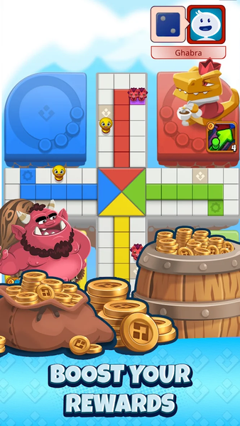 Ludo TEAMS board games online - Image screenshot of android app