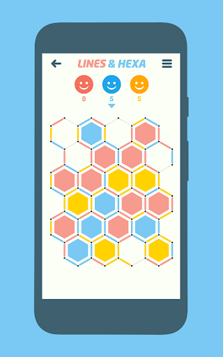 Lines and Hexa - عکس بازی موبایلی اندروید