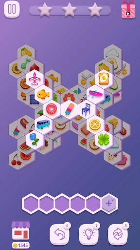 Hexa Tile - Gameplay image of android game
