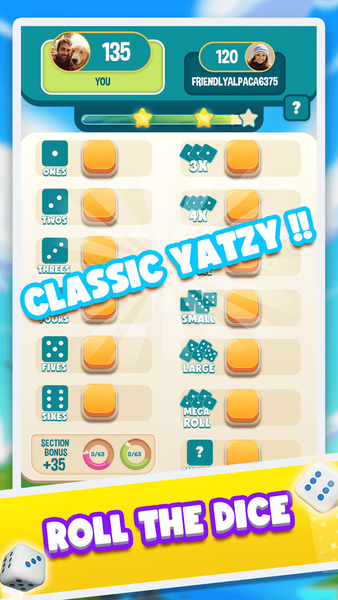 Yatzy Dicetown - عکس بازی موبایلی اندروید