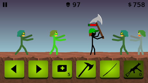 Stickman and Shotgun 2 - Gameplay image of android game