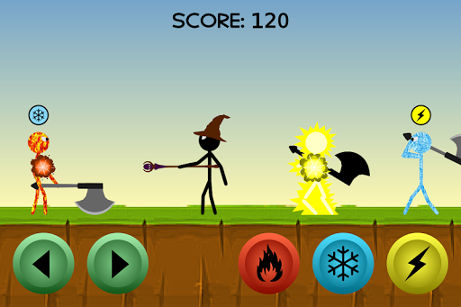 Stickman Wizard - Gameplay image of android game