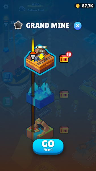 Mine Rush - عکس بازی موبایلی اندروید