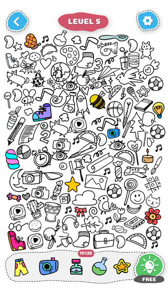 Hidden Doodles - عکس برنامه موبایلی اندروید