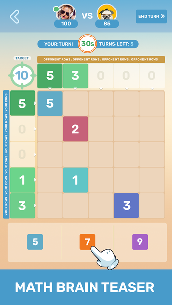 Math Blocks: PvP Math Puzzle - Image screenshot of android app