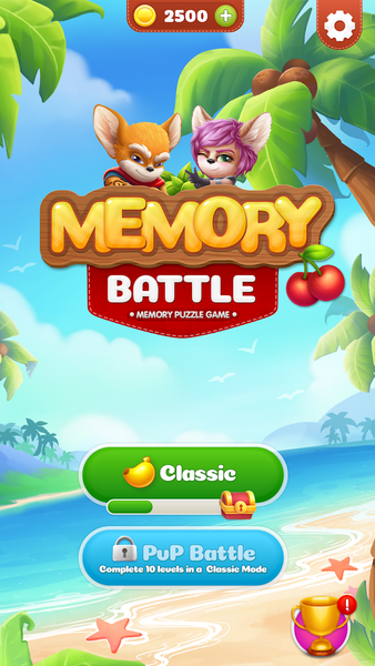 Memory Battle Memory Game PvP - Gameplay image of android game