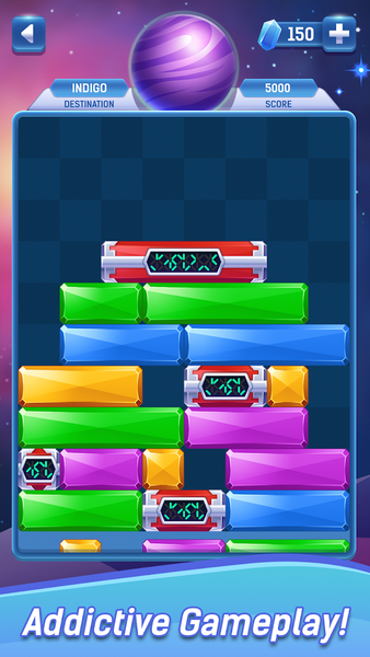Slide Block Puzzle Free Game - Gameplay image of android game