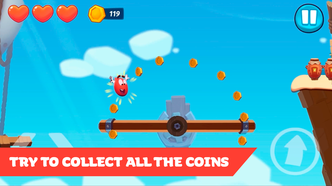 Red Ball 5 - Gameplay image of android game