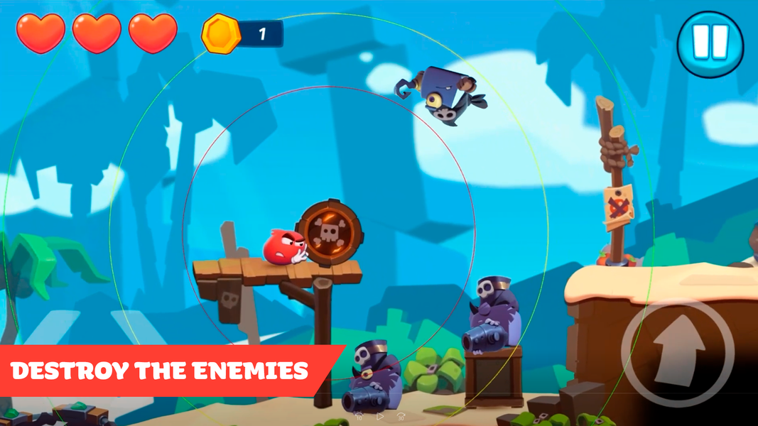 Red Ball 5 - Gameplay image of android game