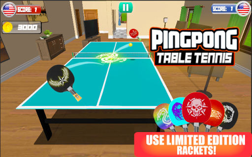 Table Tennis 3D: Ping-Pong Master - Gameplay image of android game