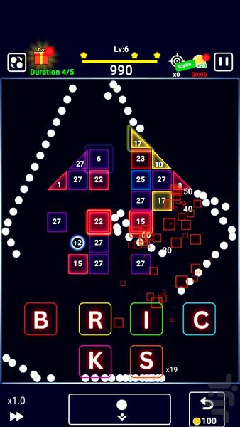 Bricks Breaker - عکس بازی موبایلی اندروید