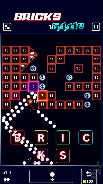 Bricks Breaker - عکس بازی موبایلی اندروید