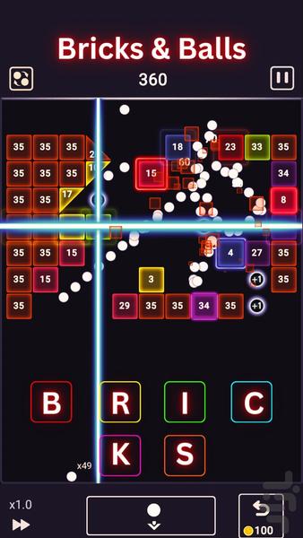 Bricks Breaker - عکس بازی موبایلی اندروید