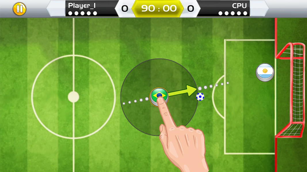 Finger Soccer Clash - عکس برنامه موبایلی اندروید