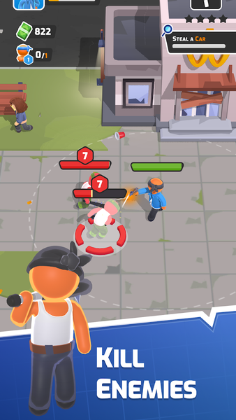 Gangsta Rage - Boss Mafia Game - Gameplay image of android game