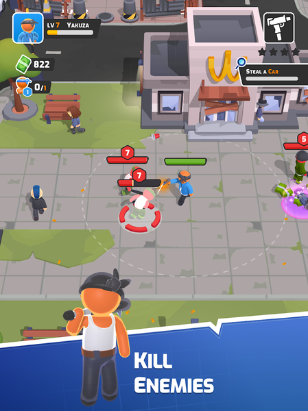 Gangsta Rage - Boss Mafia Game - عکس بازی موبایلی اندروید