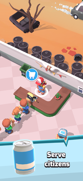 Gas Station: Junkyard Tycoon - عکس بازی موبایلی اندروید