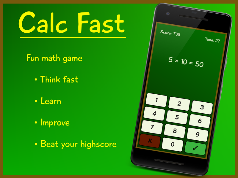 Calc Fast - Gameplay image of android game