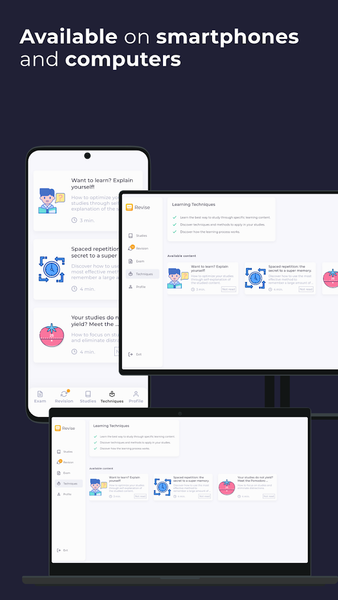 Revise: Learn with flashcards - عکس برنامه موبایلی اندروید