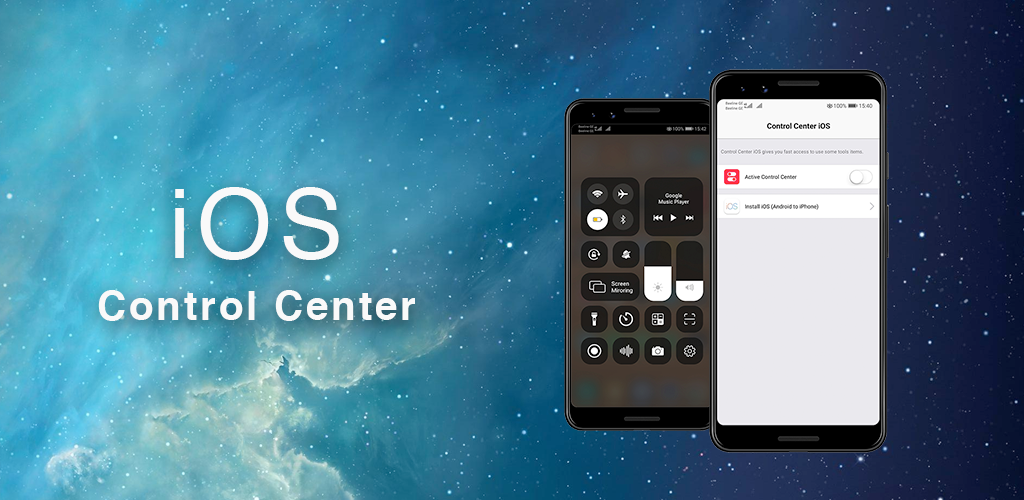 Control Center iOS - عکس برنامه موبایلی اندروید