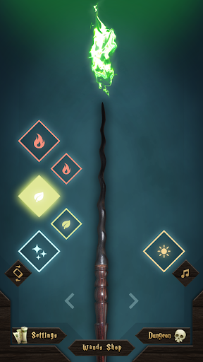 Magic Wands: Wizard Spells - Gameplay image of android game