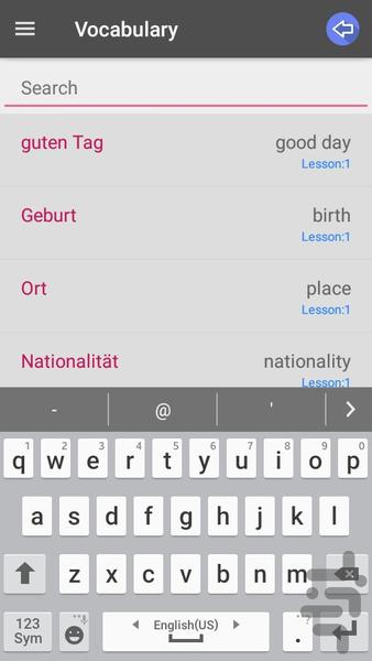 German Daily Conversation 2 - Image screenshot of android app