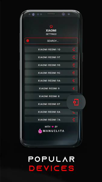 Only Red Settings - عکس برنامه موبایلی اندروید