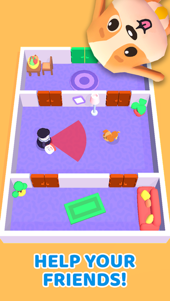 Dog Escape - Gameplay image of android game