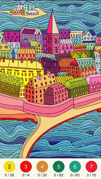 Wonder Color: Paint by Number - عکس بازی موبایلی اندروید