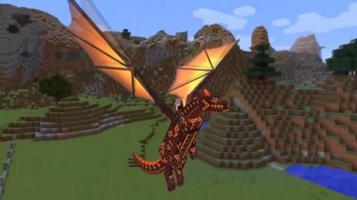 MCPE Dragon Mounts RideableMod - عکس برنامه موبایلی اندروید