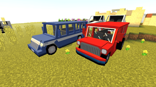 MCPE Vehicles Cars Mod - Image screenshot of android app