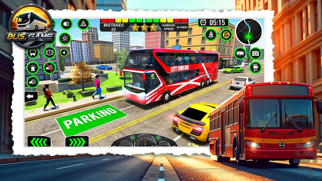بازی اتوبوسی - عکس بازی موبایلی اندروید