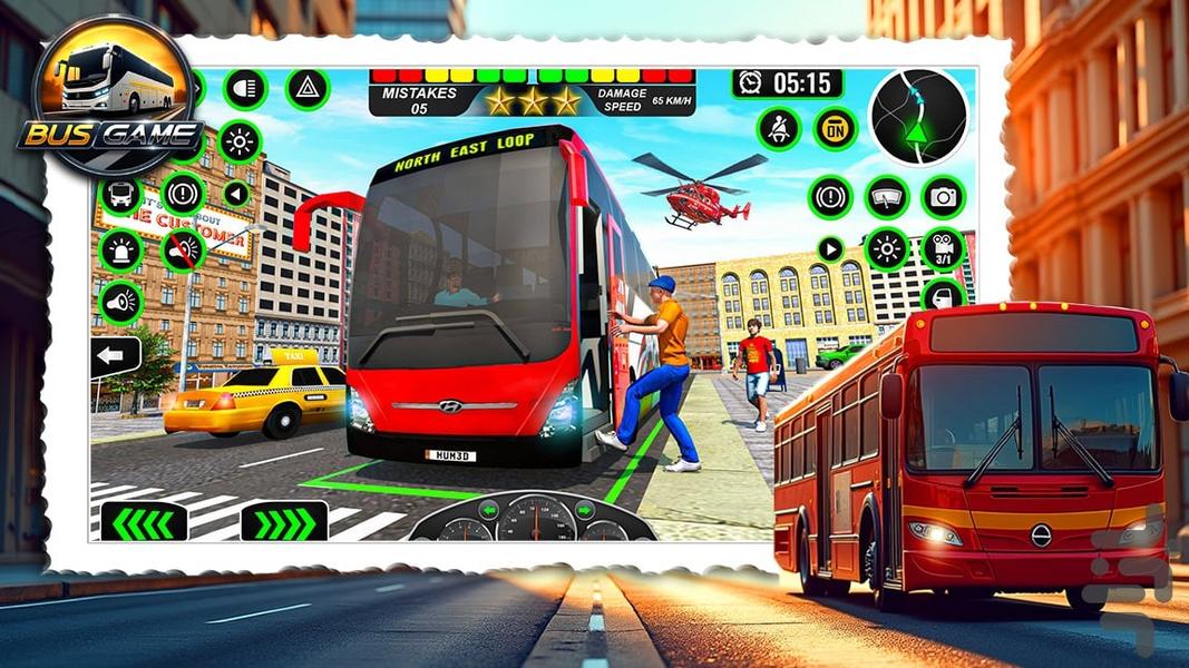 بازی اتوبوسی - Gameplay image of android game