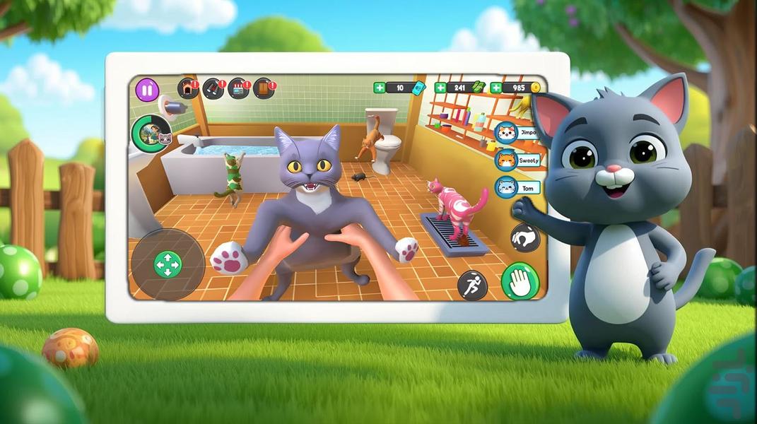 بازی حیوانات خانگی | گربه کوچولو - عکس بازی موبایلی اندروید